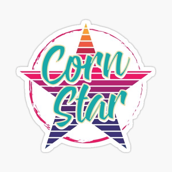 Cornstar Corn Hole Farmer Farmer Farmer Sticker