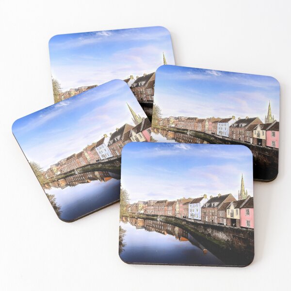 Item preview, Cartoonised Norwich Cathedral and river designed and sold by cdkphotos.