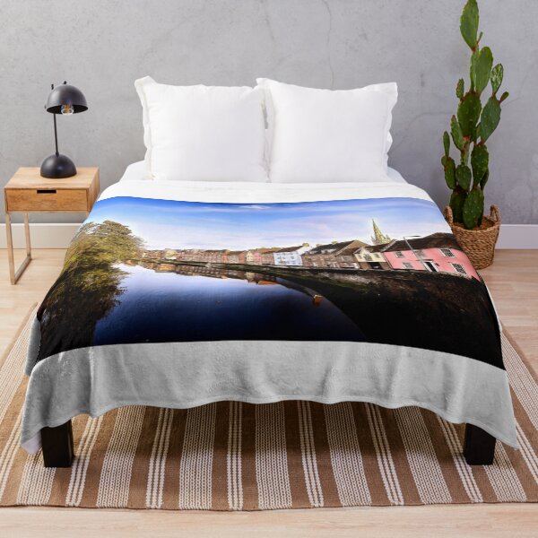 Item preview, Cartoonised Norwich Cathedral and river designed and sold by cdkphotos.