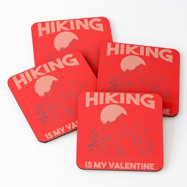 Item preview, Hiking Is My Valentine Funny Mountain Climbing Love designed and sold by WhiteTears.