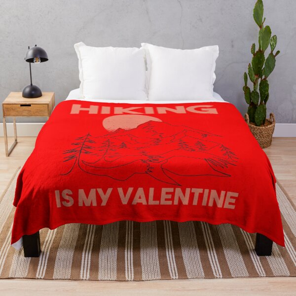 Item preview, Hiking Is My Valentine Funny Mountain Climbing Love designed and sold by WhiteTears.