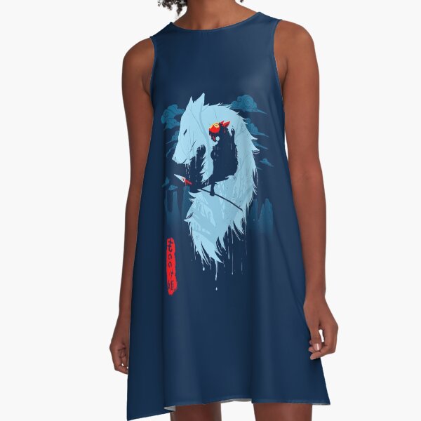 Wolf A-Line Dress