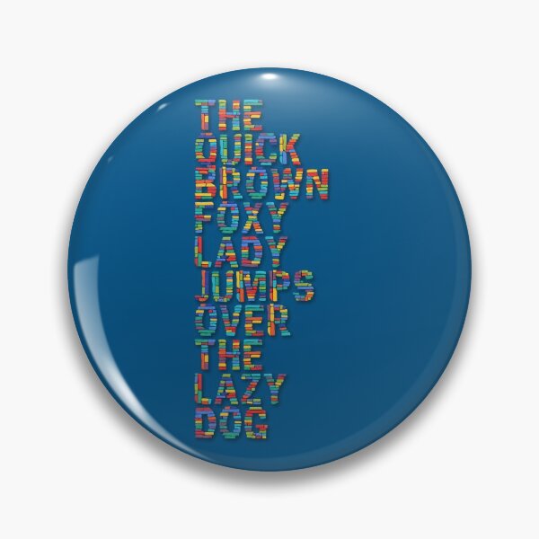 Item preview, The quick brown foxy Lady - Color Bricks designed and sold by Art-Frankenberg.