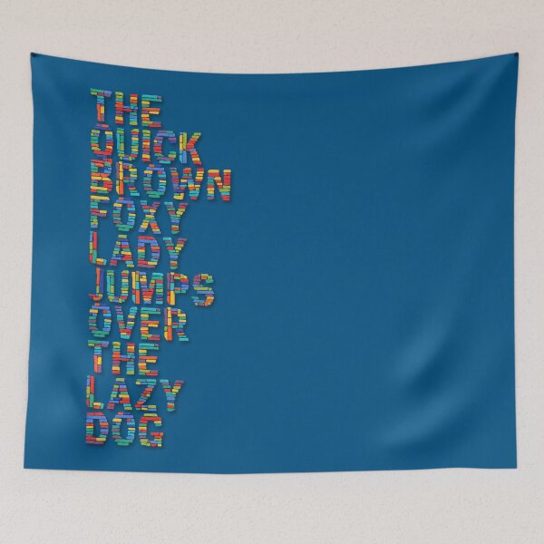 Item preview, The quick brown foxy Lady - Color Bricks designed and sold by Art-Frankenberg.