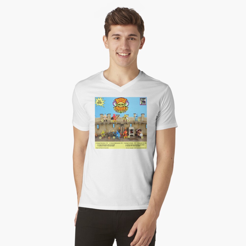 Item preview, V-Neck T-Shirt designed and sold by spymonkey.