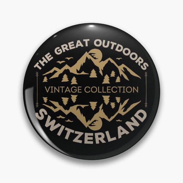 Item preview, Switzerland The Great Outdoors Vintage Collection designed and sold by Hoiho Adventure Shirts.