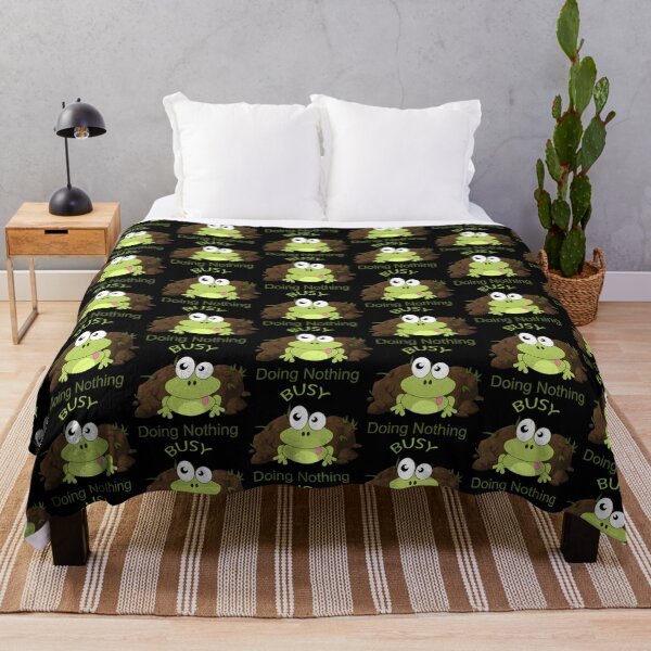 Item preview, Cute Frog Busy Doing Nothing designed and sold by Type-Design.