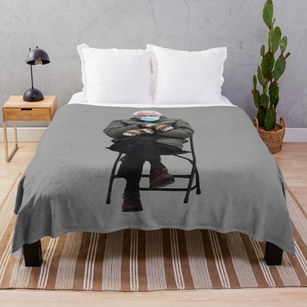 Item preview, Bernie Sanders with Mittens and Foldable Chair designed and sold by SoloTravelerSt.