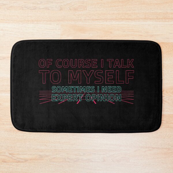Item preview, Talk To Myself Funny Cool Retro Sarcastic Cyberpunk Synth designed and sold by sillyquestions.
