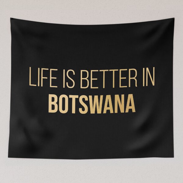 Item preview, Life is better in Botswana in Gold designed and sold by XCIV.
