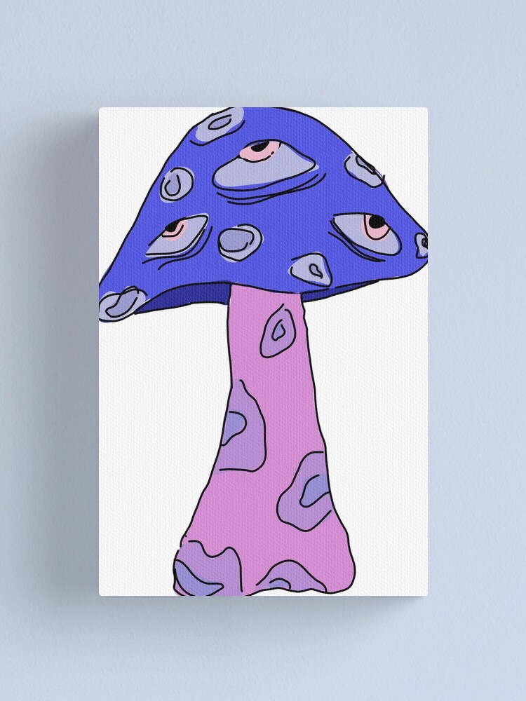 Hand Drawn Mushroom Colourful Pattern Personalized Tote Bag