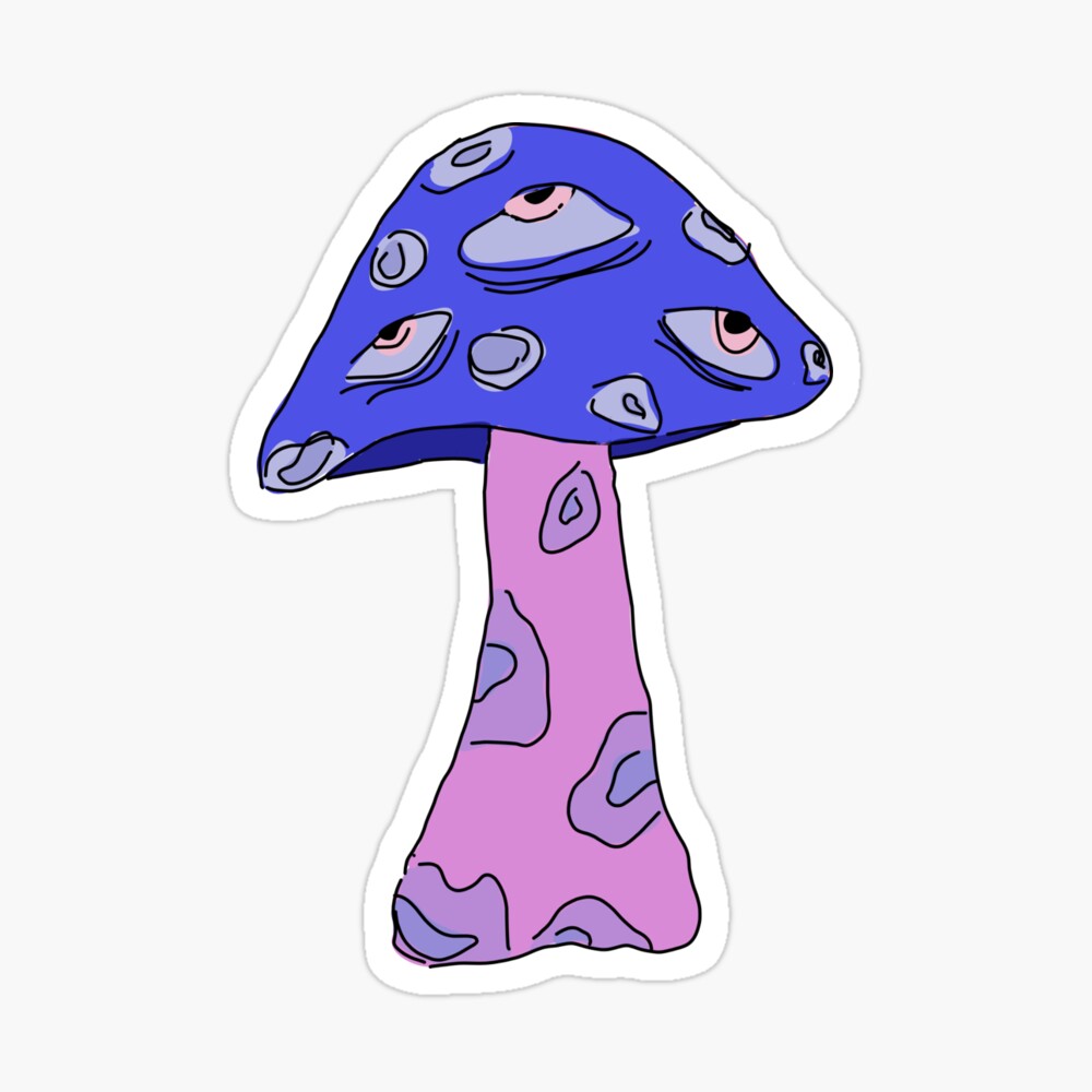 Trippy Mushroom Sticker – Mother Murphy's