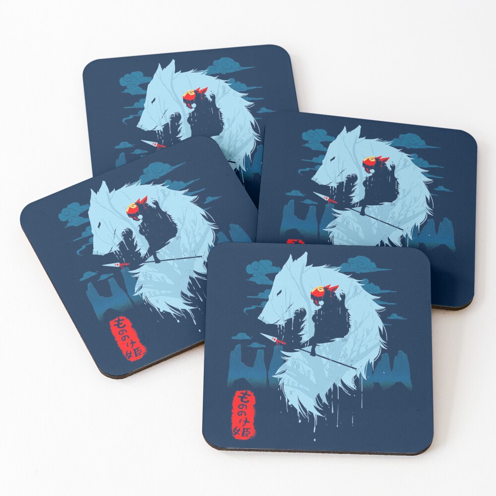 Wolf Coasters (Set of 4)