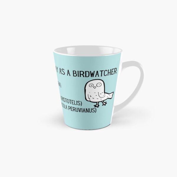Rude bird names funny birding list Tall Mug