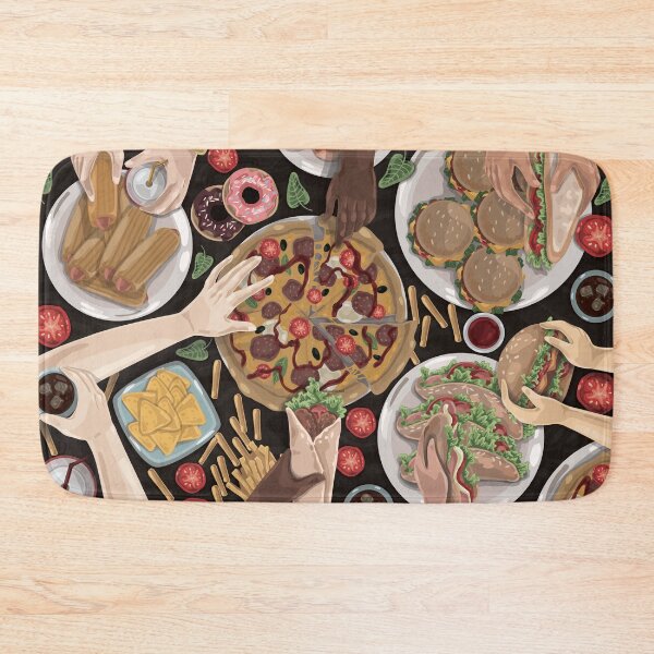 Item preview, Gathering of Family and Friends Over A Fast Food Feast designed and sold by Alicia Chee.