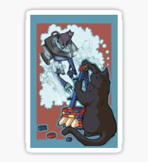 Boo Builds a Catbot Sticker