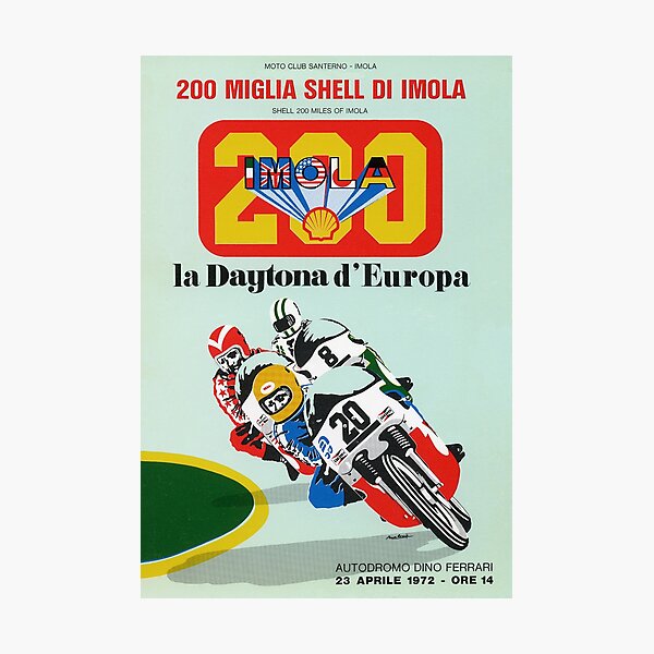 Item preview, 1972 200 Milglia Shell Di Imola La daytona d'Europa designed and sold by settebello.