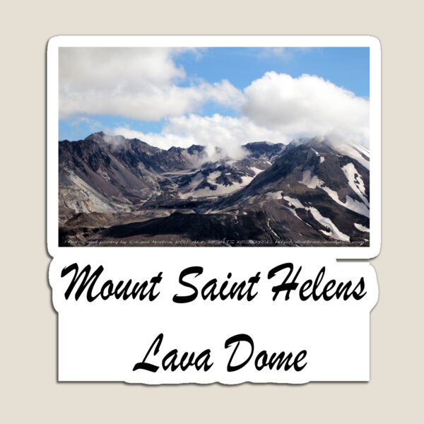 Mount St Helens lava dome 2 Magnet