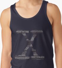 Wisdom of X-Files (Gray) Men's Tank Top