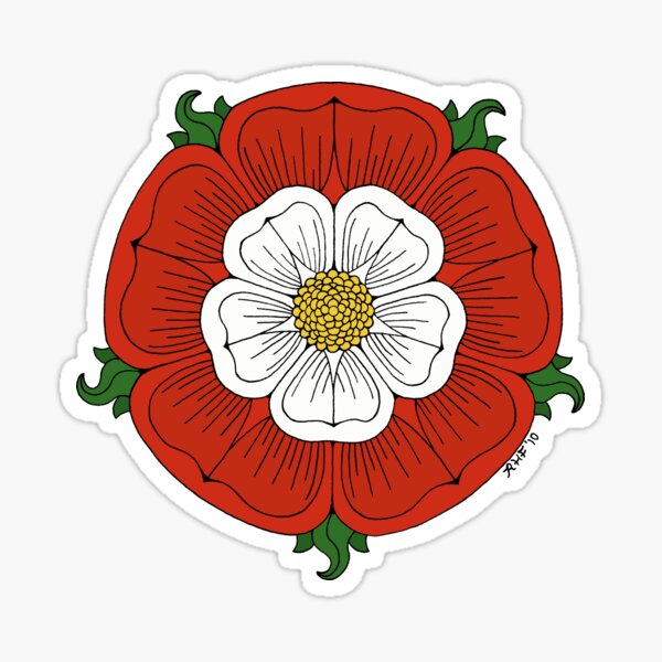 Tudor Rose Sticker