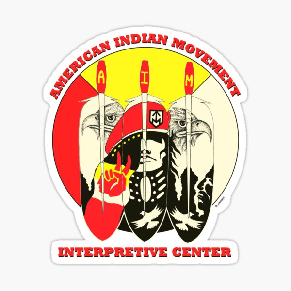 Vista previa del artículo con la obra «El movimiento indio americano Blason», diseñado y vendido por mikoala50.