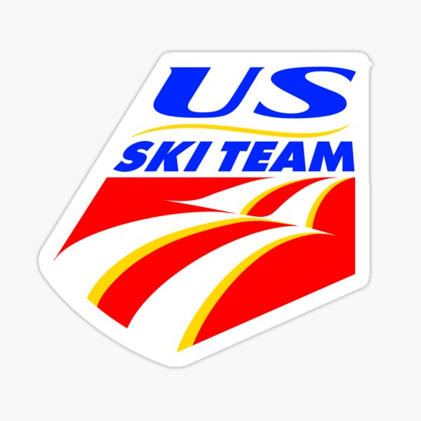 Item preview, US Ski Team USA Skiing Downhill  designed and sold by BankrobberGus.