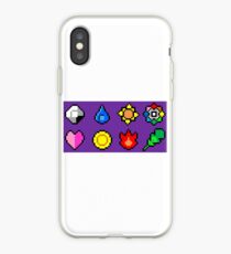 Kanto League Pokemon Master Badges iPhone Case