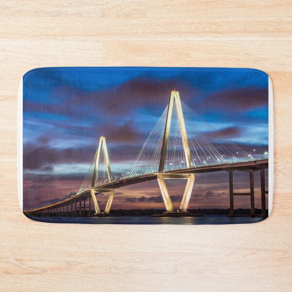 Item preview, Arthur Ravenel Bridge At Night designed and sold by mljdwhite.