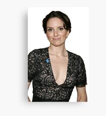 tina fey transparent. Canvas Print