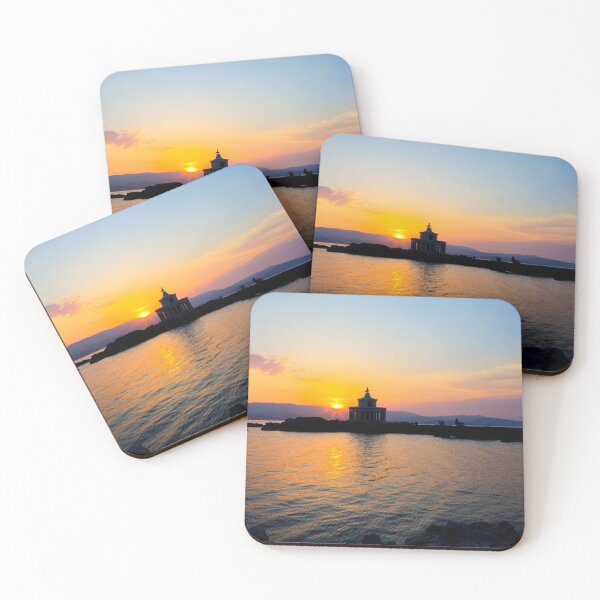 Item preview, Argostoli lighthouse Sunset, Kefalonia designed and sold by Paul Thompson Photography.