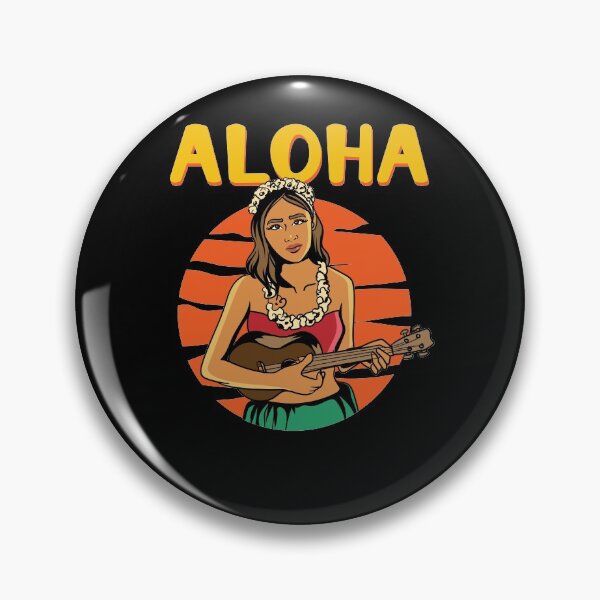 Item preview, Retro hula girl designed and sold by ElBeDesigns.