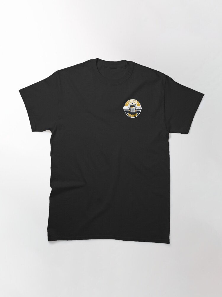 Aperçu 3 sur 7. T-shirt classique avec l'œuvre Grand Utopia Logo créée et vendue par MyGodness.