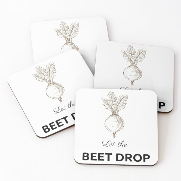 Item preview, Let the Beet Drop Pun Design designed and sold by L1 Creations.