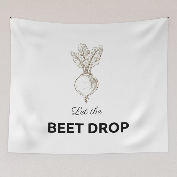 Item preview, Let the Beet Drop Pun Design designed and sold by L1 Creations.