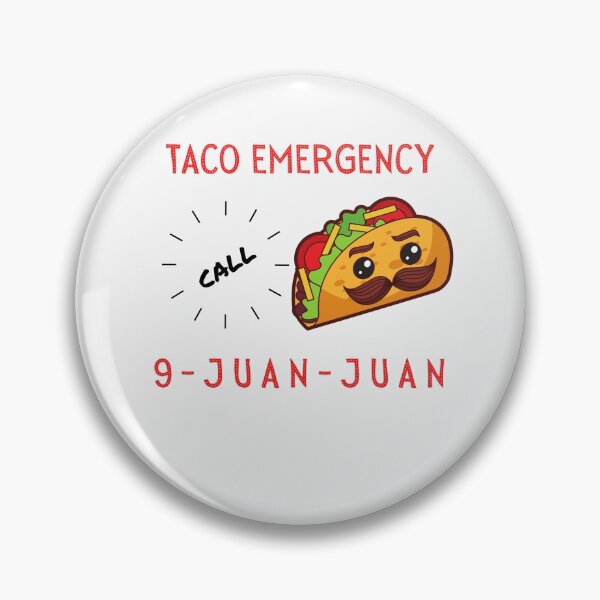 Item preview, Taco Emergrency Call 9 - Jaun - Jaun, Taco emergency call 911  Taco Themed Food Pun designed and sold by GoodMoodFood.
