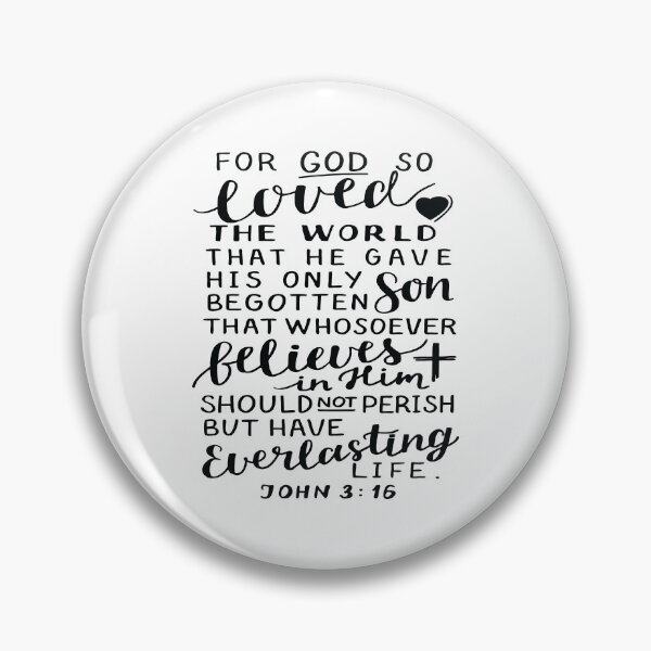 Item preview, John 3:16 Quote The Bible Gospel of John of the New Testament designed and sold by ProjectX23.