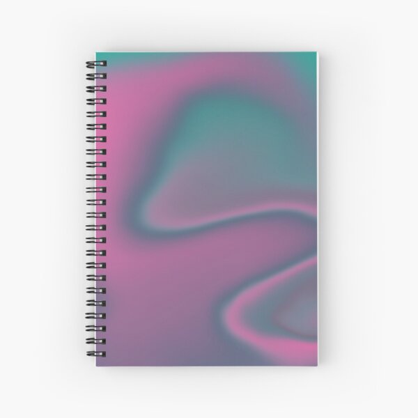 Retro Neon (Gradient) Spiral Notebook