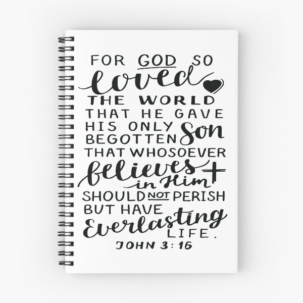 Item preview, John 3:16 Quote The Bible Gospel of John of the New Testament designed and sold by ProjectX23.