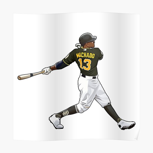 Manny Machado Superstar San Diego Padres MLB Baseball Action Poster –  Sports Poster Warehouse