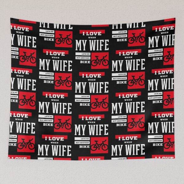 Item preview, I Love When My Wife - Bike Gift Sport designed and sold by DiogoCalheiros.