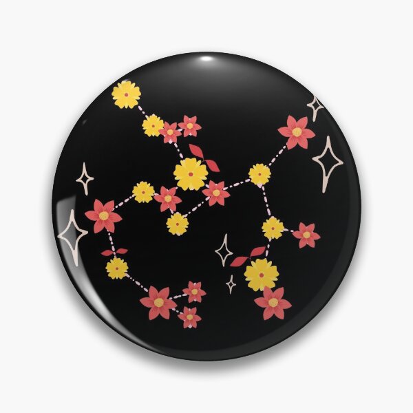 Item preview, Constellation pink flowers designed and sold by avocadissimo.