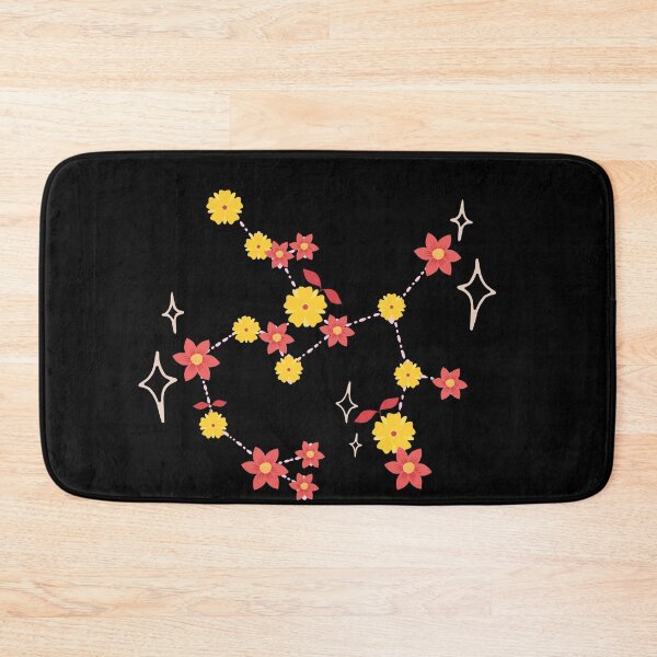 Item preview, Constellation pink flowers designed and sold by avocadissimo.