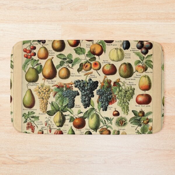 Item preview, Varieties of Fruit chart poster art - Adolphe Millot  designed and sold by Vintage Designs +.