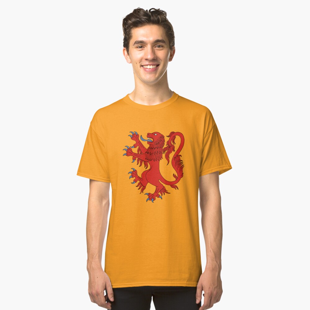 lion rampant t shirt