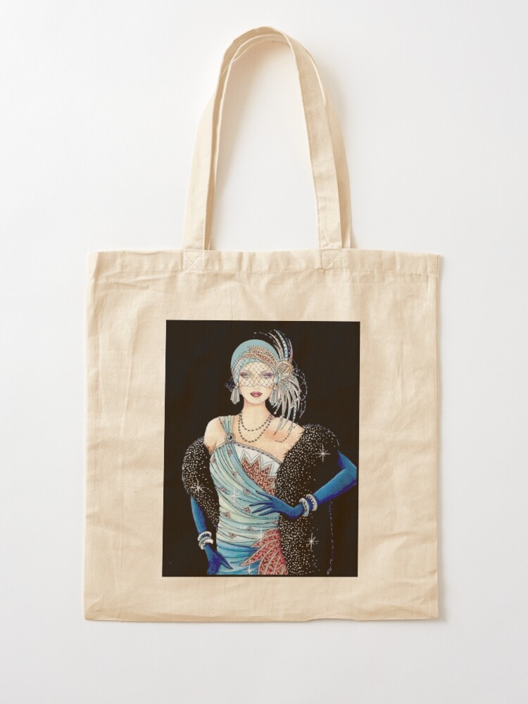 Portrait Print Canvas Tote Bag - Beautiful Shopping Bag - Print Cloth Bag