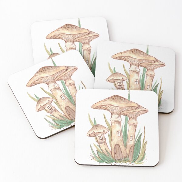 Item preview, Mushroom Houses designed and sold by lindefee.