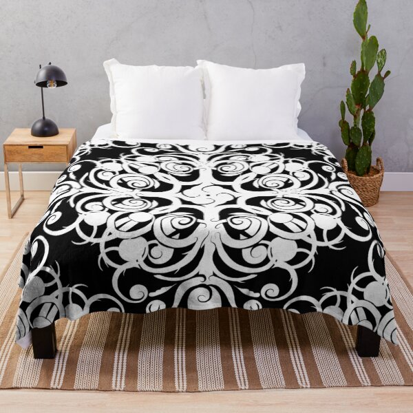 Item preview, Baroque Pattern in Black Design 498 designed and sold by Artnigel.