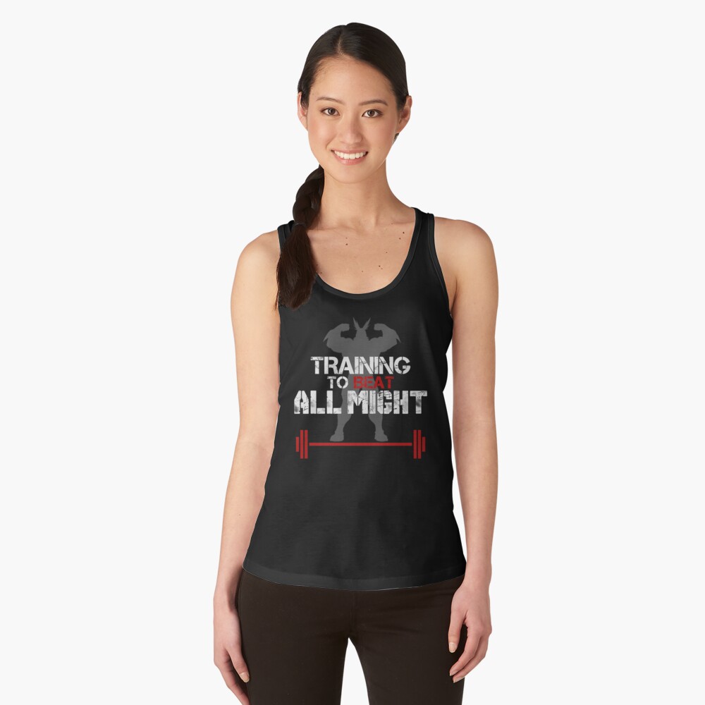 TRAINING TO BEAT ALL MIGHT Women's Tank Top Front