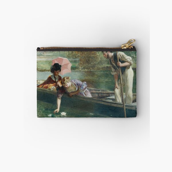 Item preview, Picking Water Lillies by Marcus Stone - Vintage Art designed and sold by RickE.