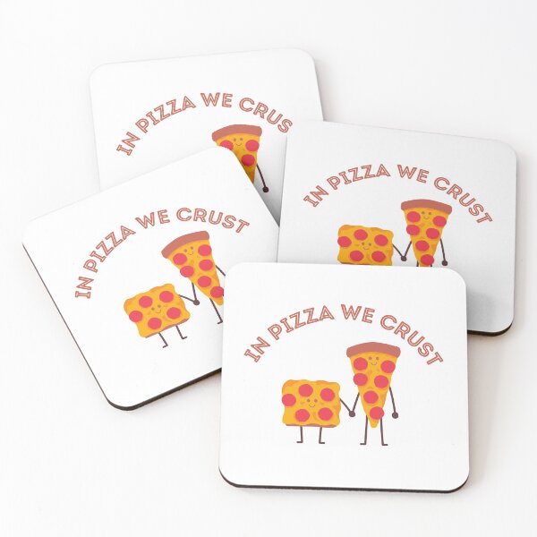 Item preview, In Pizza We Crust, In Pizza We Trust, Pizza Pun designed and sold by GoodMoodFood.